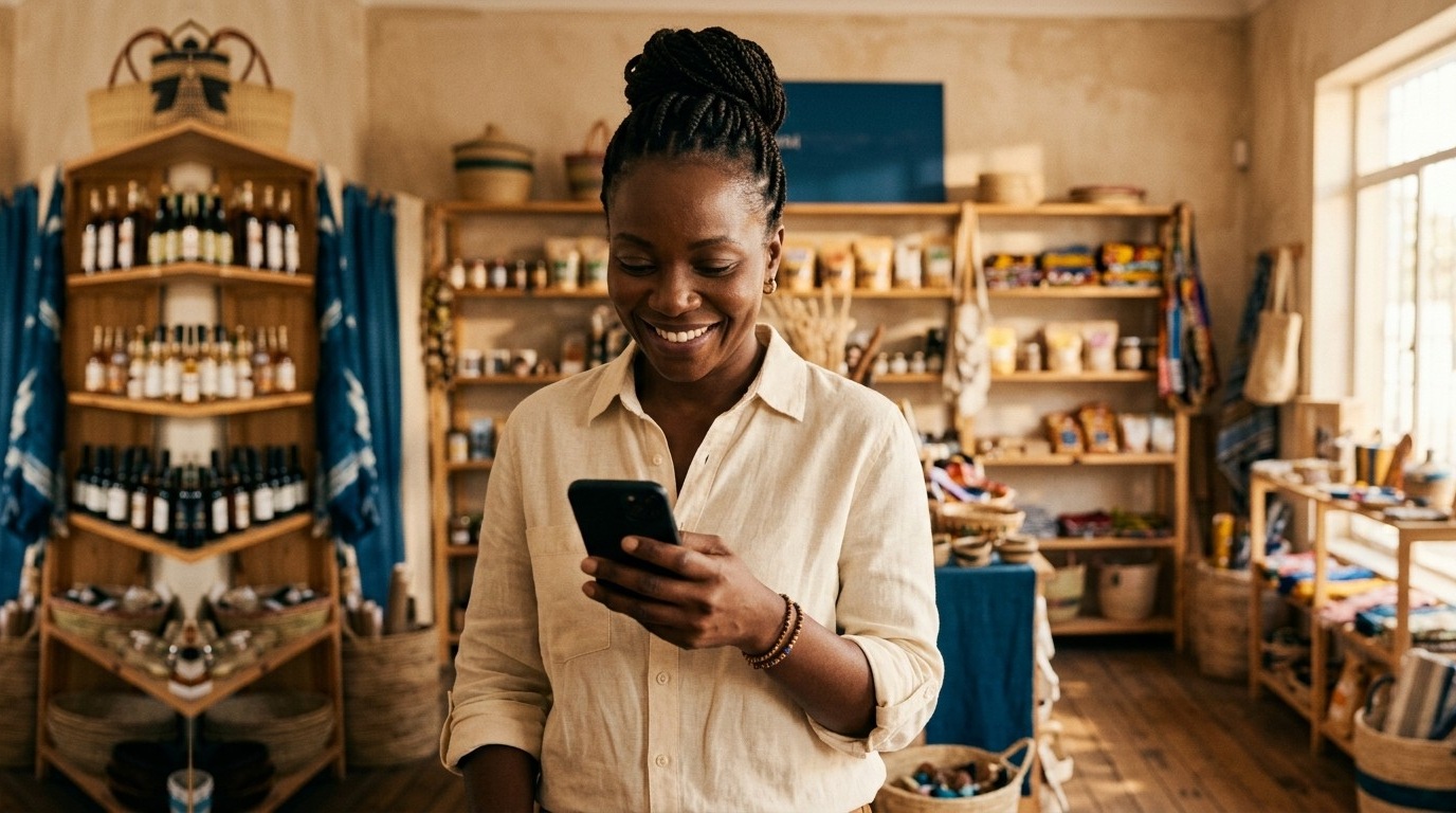 Empreendedora Puxaki em Angola